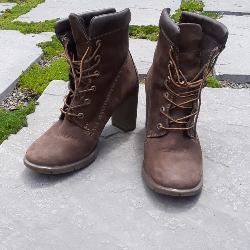 High heel timberlands